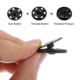 thumbnail image 3 of 25 Sets Sewing Snap Buttons, Press Buttons Snap Fasteners 19mm, Black, 3 of 5