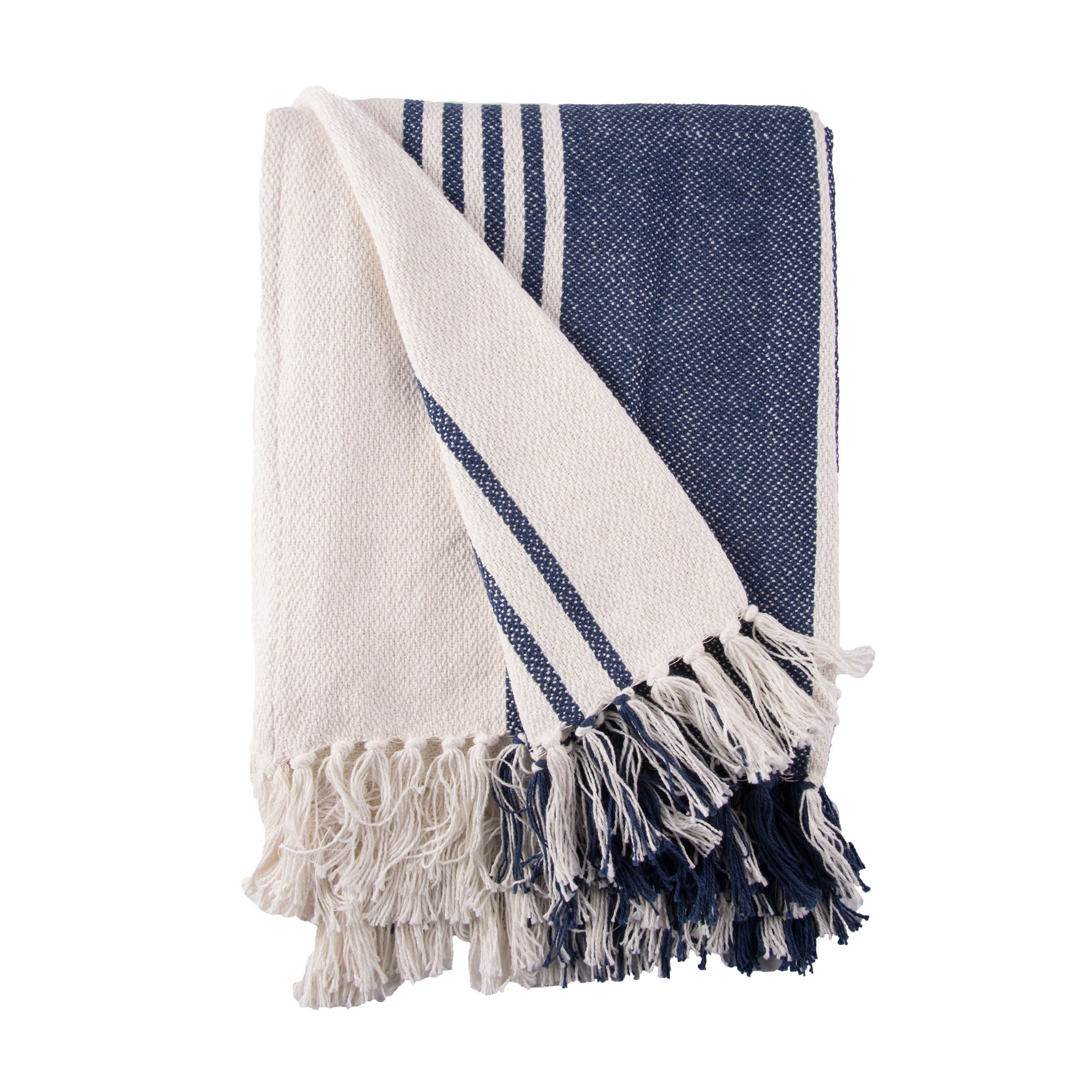 Blue Pinstripe Stripe Cotton Napkin – Nantucket Looms