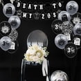 thumbnail image 3 of Rip to My 20s fajín funerario para jóvenes, globos de 30 cumpleaños, pancarta de feliz cumpleaños, decoraciones de fiesta para adultos para niñas de 30 años, hombres y mujeres, 3 of 4