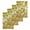 Brown, variant on Lemon Kitchen Dish Towels for Drying Dishes Set of 4, Farmhouse Vintage Summer Retro Fruits Yellow Brown Waffle Weave Microfiber Hand Tea Bathroom Towels Quick Dry & Absorbent Towel 15.7x23.6