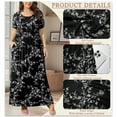 thumbnail image 4 of WUJINXIA Women's Summer Plus Size 2X to 6X Maxi Loose Dress with Pockets, 4 of 7