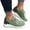 Green, variant on Hoshose Platform Sneakers for Women Orthopedic Lace-Up Shoes Ventilated Running/Gym Wedge Shoes for Plus Size Ladies