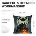 thumbnail image 2 of Halloween Spiders Haunted House Linen toss pillowcase Decoration pillowcase Gift preferred 20x20" Cushion cover 4 set Sofa pillowcase Sofa bedroom living room car, 2 of 5