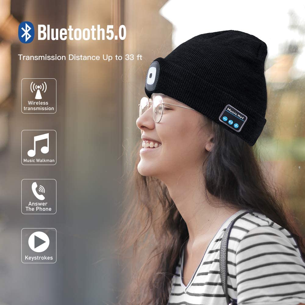 axGear Bluetooth LED Beanie Hat 