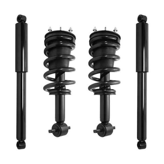 Front & Rear Complete Strut Assembly Shock Kit Compatible for 2014-2018 Chevrolet Silverado 1500, 2014-2018 GMC Sierra 1500