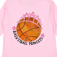 thumbnail image 4 of Inktastic Basketball Princess Tiara Girls Long Sleeve Toddler T-Shirt, 4 of 5