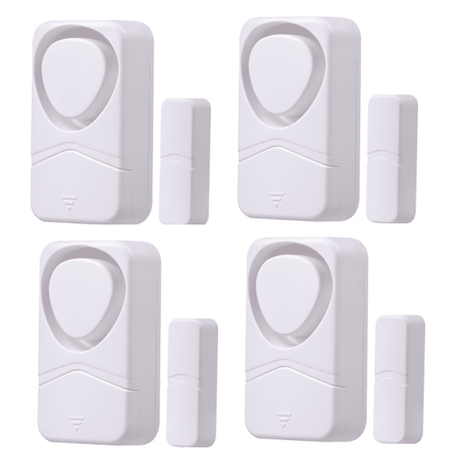 Wsdcam Door and Window Alarms for Home Security, 110dB Magnetic Sensor Alarm, Pool Door Alarm for Kids Safety, 4-in-1 Mode Small Wireless Door Alarms 4Pack