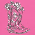 thumbnail image 3 of Country Girl Boots Women's Tank Top Vintage Cowgirl Western Floral Southern Rustic Country Style Cute Roses Rodeo, 3 of 7