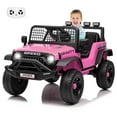 thumbnail image 1 of Bingirl Kids Electric Vehicles Car W/Parent Remote Control, 3 Speeds 5MPH Max Speed, Spring Suspension, LED Lights, Music, Kids Electric Ride On Car, 1 of 9