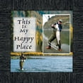 thumbnail image 3 of Fly Fishermen Happy Place, Fishing Gifts,  Beach, Boating or Fishing Decor, 10X10 9729, 3 of 6