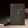 thumbnail image 4 of OEFNTAC Notebook Notebooks Notebooks for Work Retro Embossed Bird Pattern Notebook European A5 Notepad Stereo 100 Pages Portable Reliable for Office Learning Easy to Write, 4 of 5