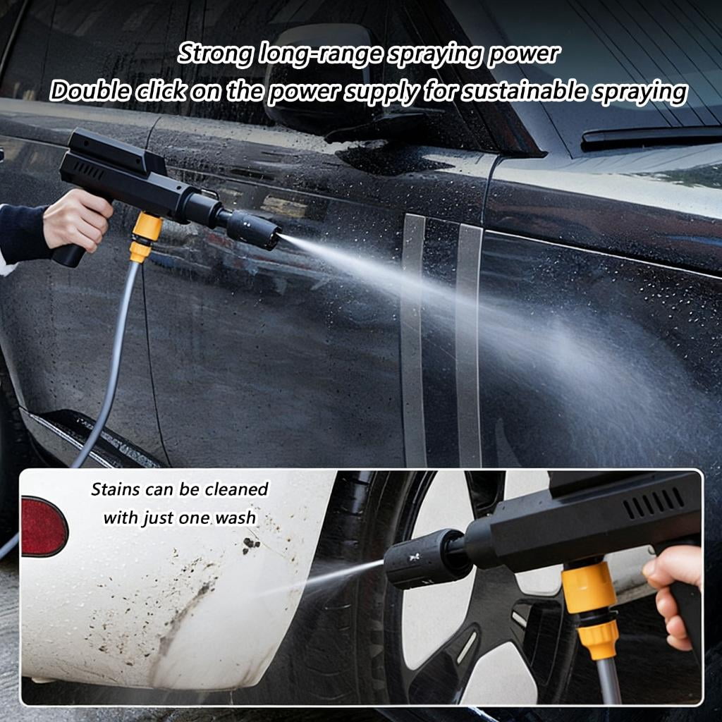 Ywmsfl Robust 140W Cordless Pressure Washer With 5000mAh Battery And 7 Settings For Patio