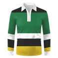 thumbnail image 4 of Vedolay Polo Shirts for Men Casual Long Sleeve Polo Shirt Slim Fit Basic Shirts Green,3XL, 4 of 5