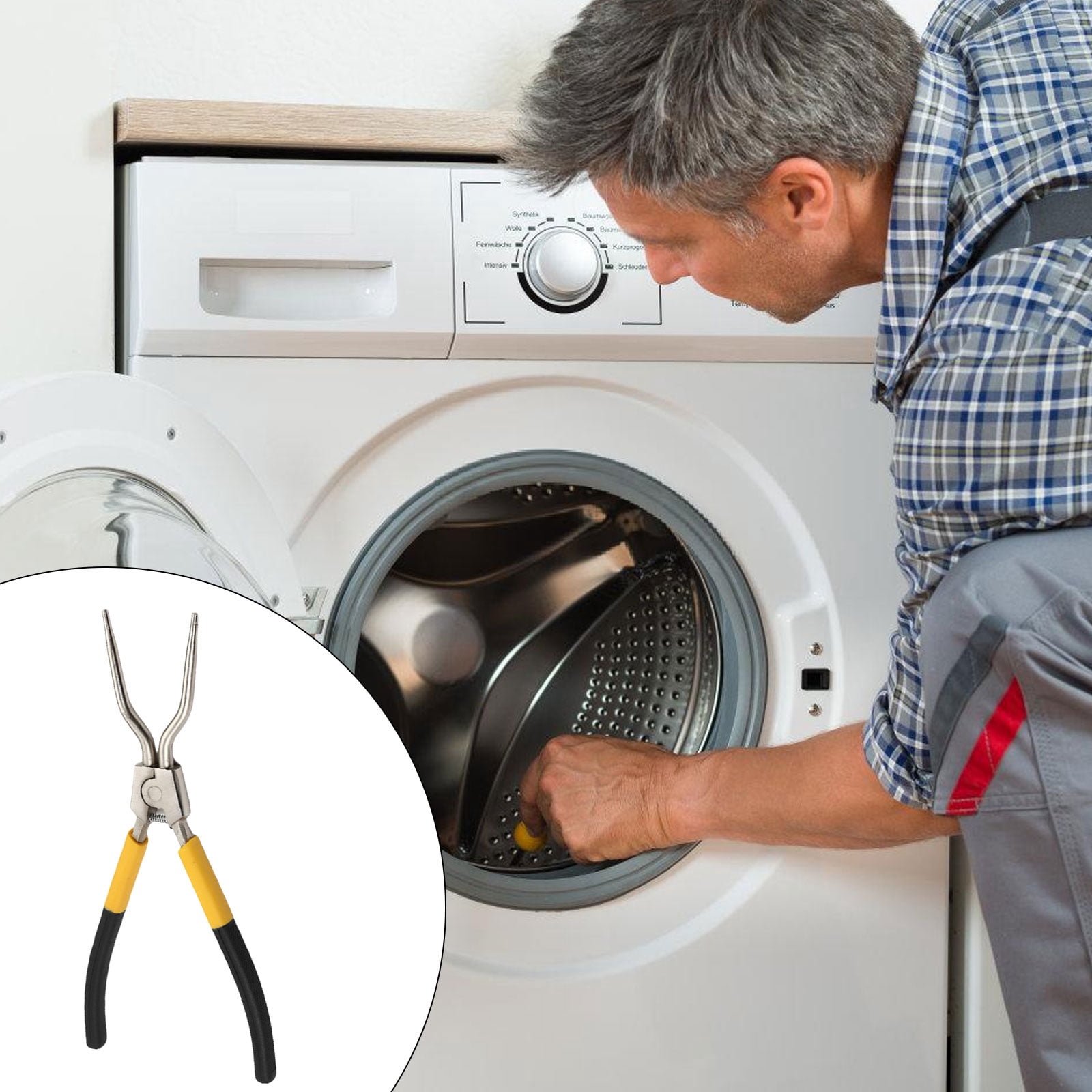 BELOWSYALER Washing Machine Inner/Outer Tub Spring Expansion Tool Washer Spring Removal Tool For Door Boot Bellow Clamp