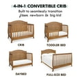 thumbnail image 4 of DaVinci Emmett 4-in-1 Convertible Crib, Chestnut, 4 of 7