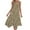 Coffee, variant on Summer Sun Dresses for Womens 2026 Plus Size Fashion Print Sleeveless Pocket Irregular Hem Round Neck Dress