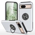 thumbnail image 1 of For Google Pixel 8A Case, Heavy Duty Military Anti-fall Shockproof Case with Ring Holder Kickstand For Google Pixel 8a, 1 of 5