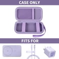 thumbnail image 2 of Funda para batería magnética Anker, cargador portátil inalámbrico plegable de 10.000 mAh, batería externa de 5000 mAh (MagGo), color morado, 2 of 7