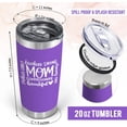 thumbnail image 3 of Gifts For Mom, Birthday, Christmas, Mothers Day Gifts For Mom, Women, Grandma, Mother, Present For Mom, Nana Gifts, Mom Gifts Idea, Mom To Be, Pregnant Mom Gifts, 20 Oz Stainless Steel Tumbler, 3 of 6