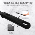 thumbnail image 4 of Nylon Fork Made of Heat Resistant Nylon with Plastic Handle with Hole Ideal for use with Non-Stick Pots and Pans (Pack Of 2) - By Ram Pro, 4 of 7