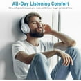 thumbnail image 6 of Wireless Headphones Foldable Over Ear Headset w Mic Earphones Hi-Fi Sound G4Z for LG Phoenix 5, K92 5G, Fortune 3, Aristo 5 4 Plus - Lively Jitterbug Smart3 - Meberry M7 10.1, 6 of 6