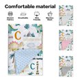 thumbnail image 3 of Personalized Baby Blankets for Boys Girls, Custom Baby Blanket with Name, Dinosaur Letters Theme, Super Soft Fleece Receiving Blanket, Personalized Baby Gifts for Baby, Toddler, New Mom, 3 of 7