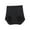 Black, variant on Cotton Underwear Womens High Rise Womens Underwear, Women High-Waist Briefs Solid Color Women Underwear