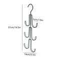 thumbnail image 3 of Yyuenw Purse Organizer for Closet, Rotatable Purse Rack Space Saving Bag Hangers Closet Storage Hooks, Collapsible Space Saving Hangers Rack for Handbag, Belt, Scarve, Tie, 3 of 5