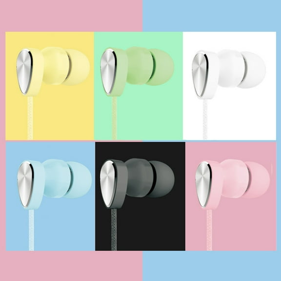 SPRING PARK L106 3.5mm Plug Dynamic Wired Heavy Bass Stereo In-ear Phone Earphone with Mic