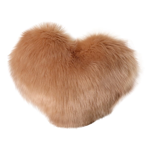 Yhmxh Fundas para cojines decorativos, cojines con forma de corazón, decoración para sofá, aptos para coche, oficina y hogar. Funda de cojín con forma de corazón (sin relleno).