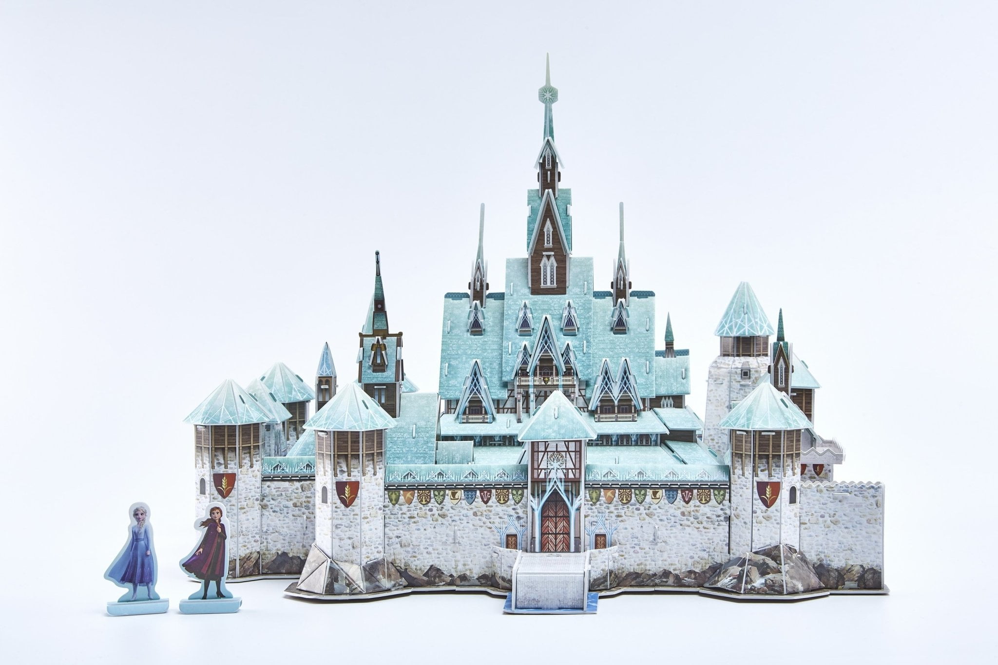 frozen 2 arendelle castle and ice castle 3d puzzle