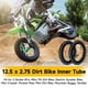 thumbnail image 2 of Hiaors 2 piezas 12,5 x 2,75 (12 1/2 x 2 3/4) 12-1/2 x 2,75 mini tubo interior de moto de cross Tr13 válvula recta para Razor Dune Buggy Dirt Rocket Mx350 Mx400 X-Treme piezas de scooter eléctrico, 2 of 9