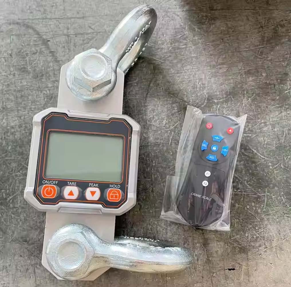 11000lbs/5T Elevator Rope Tension Meter Rope Force Scale Tester Digital Dynamometer Crane Scale 5000kg×2kg