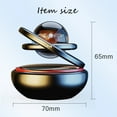 thumbnail image 2 of Car Air Freshener Solar Energy Rotatable Air Purifier for Car and Home Interior Fragrance，Interior Autorotation Decoration Accessories Car Decoration Accessories(Red), 2 of 7