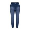 thumbnail image 6 of Cutuoiiu Women's Fashion Non Denim Stretch Pants with Elastic Waist and Pockets for Work, Walk and Weekend Errands Gifts, 6 of 9