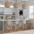 thumbnail image 2 of Butler Specialty Company Lila Rattan 28" Seat Height Bar Stool with Back - Black, 2 of 8
