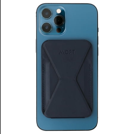 MOFT - Snap-on Phone Stand and Wallet for iPhone 12 and 13 Series - Oxford Blue
