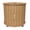 Oak + 1 Pcs+4, variant on LIANGKA Round Cylinder Side Table With Usb Charging Ports Sliding Door For Multi Room Use