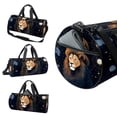 thumbnail image 3 of Leo Travel Bag Sports Bag Large Capacity Interior Zipper Pocket Dance Bag for Men and Women - Size 17.7 Inches, 3 of 6