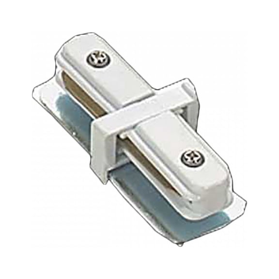Track Lighting White I Connector for 2 Conductor Track | Renovator's Supply
