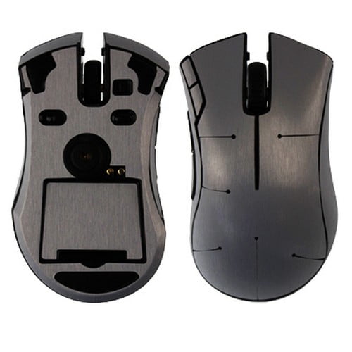 Skinomi FULL BODY Carbon Fiber Black Gaming Mouse Cover Skin for Logitech MX518 