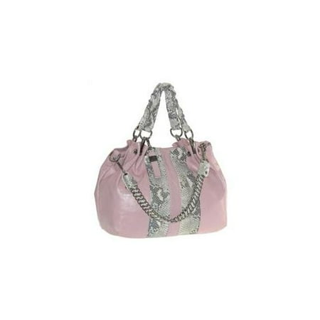 Buxton FDL11020. PK. BX Jasmine Collection Leather Satchel - Pink
