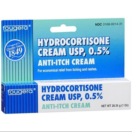 Fougera Hydrocortisone Cream USP 0,5% 1 oz (Pack de 3)