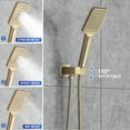 thumbnail image 4 of Rainlex One-Handle 1-Spray Setting Brushed Gold Bathtub Shower Faucet, 4 of 11