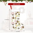 thumbnail image 4 of Disketp Donut Sloth Christmas Stockings, Xmas Stocking for Family Holiday Season Décor, Personalized Holiday Indoor Decorations, 4 of 7