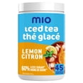 thumbnail image 1 of mio Iced Tea Drink Mix, 1 Canister, for Flavourful Hydration and Shareable Refreshment, Original Lemon Flavoured, Made with Real Tea, No Artificial Flavours or Colours, 540 g, 1 of 15