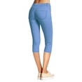 thumbnail image 4 of Hybrid and Company Women's Hyper Stretch Denim Capri Jeans, 4 of 4
