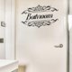 thumbnail image 4 of Adhesive Toilet Sticker Bathroom Door Signs for Bathroom 2Pcs Decals, 4 of 5