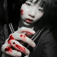 thumbnail image 3 of HEVIRGO 30/60ml Fake Blood Liquid Bottle Stage Prank Theatrical Vampire Cosplay Props, 3 of 10