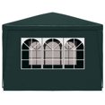 thumbnail image 4 of vidaXL Party Tent 9.8'x9.8' Green Outdoor Canopy with Side Panels Waterproof, 4 of 10